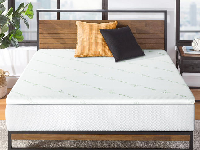 Giselle Bedding Memory Foam Mattress Topper Cool Gel Bed Mat Bamboo 10cm Double