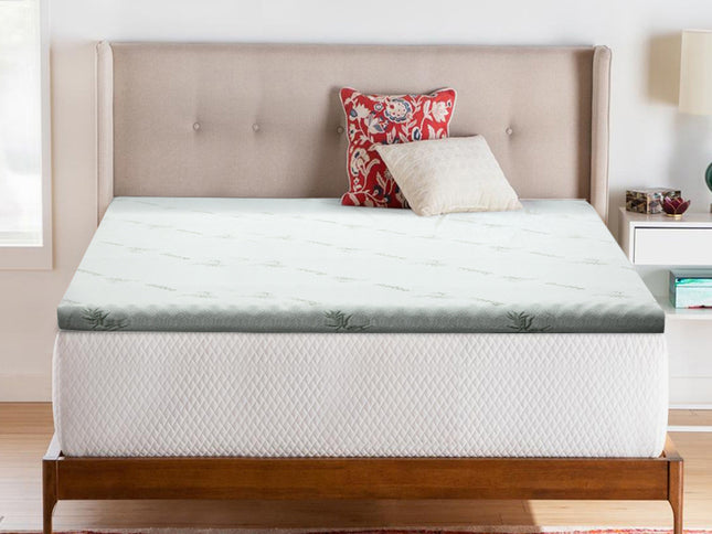 Giselle Bedding Memory Foam Mattress Topper Cool Gel 8cm Queen