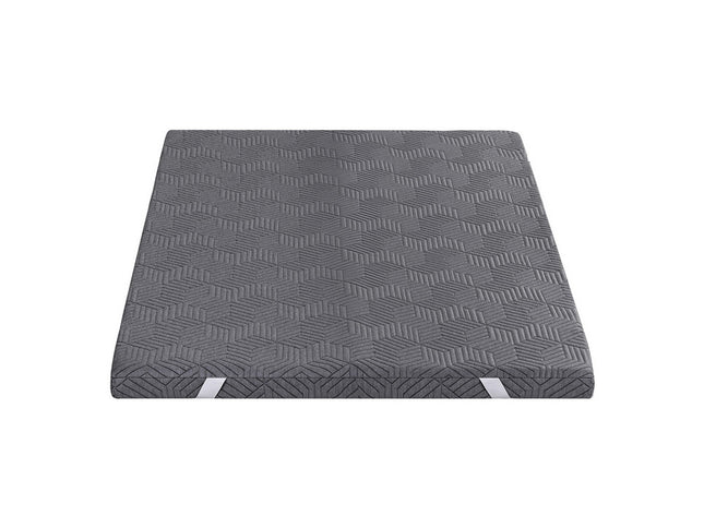 Giselle 8cm Memory Foam Mattress Topper Gel Dual Layer Foam Bamboo Single