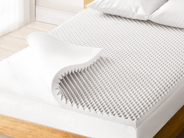 Giselle Bedding Foam Mattress Topper Egg Crate 5cm Double