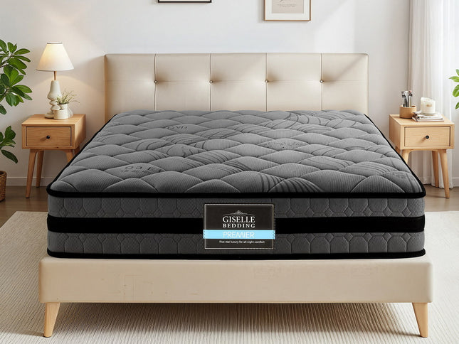Giselle Bedding 22cm Mattress Medium Firm King Single