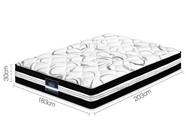 Giselle Bedding 30cm Mattress Medium Firm King