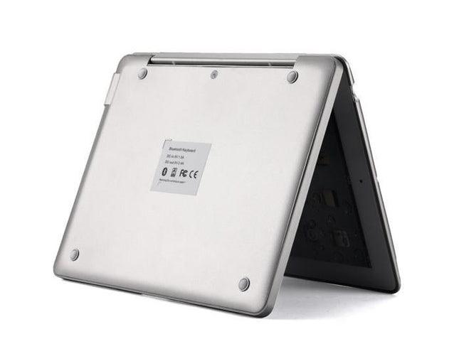 Aluminum Bluetooth Keyboard Tablet Case For Ipad 4 / 3 / 2 - Silver-1915196598778990594