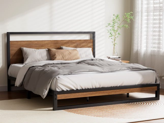 Artiss Bed Frame King Size Metal Bed Frame DANE