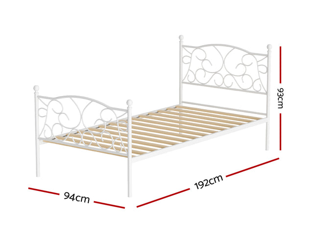 Artiss Bed Frame Single Size Metal Bed Frame GROA