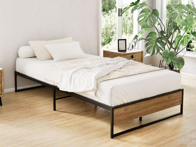 Artiss Bed Frame Metal Bed Frame Bed Base OSLO - King Single