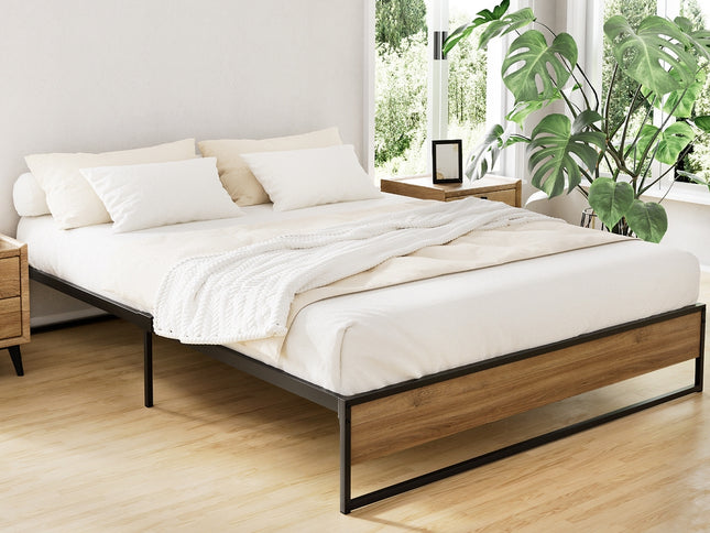Artiss Bed Frame Metal Bed Frame Bed Base OSLO - Queen