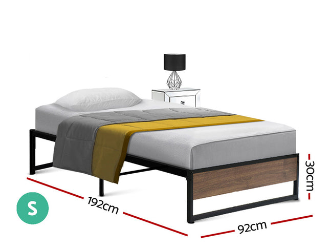 Artiss Bed Frame Metal Bed Frame Bed Base OSLO - Single