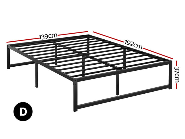Artiss Bed Frame Double Size Metal Bed Frame TINO