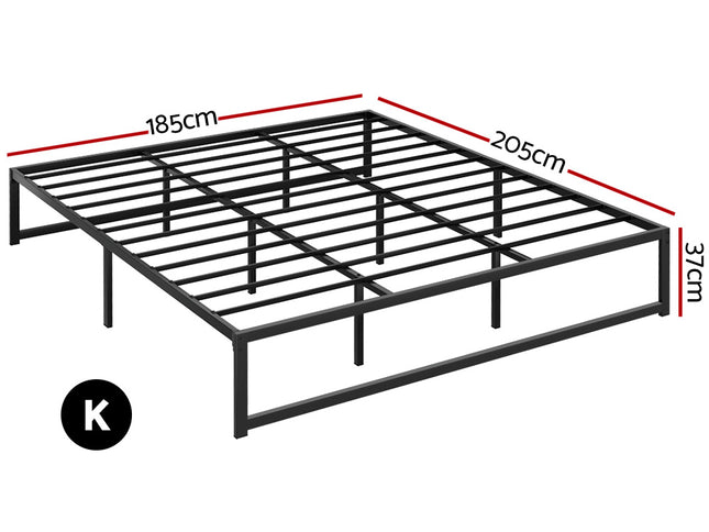 Artiss Bed Frame King Size Metal Bed Frame TINO