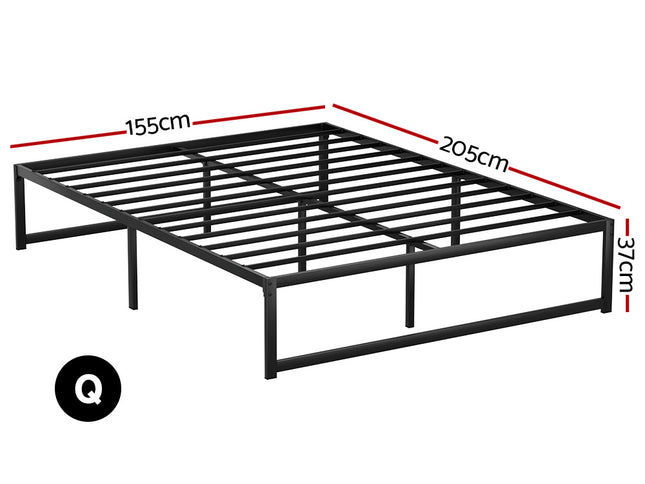 Artiss Bed Frame Queen Size Metal Bed Frame TINO