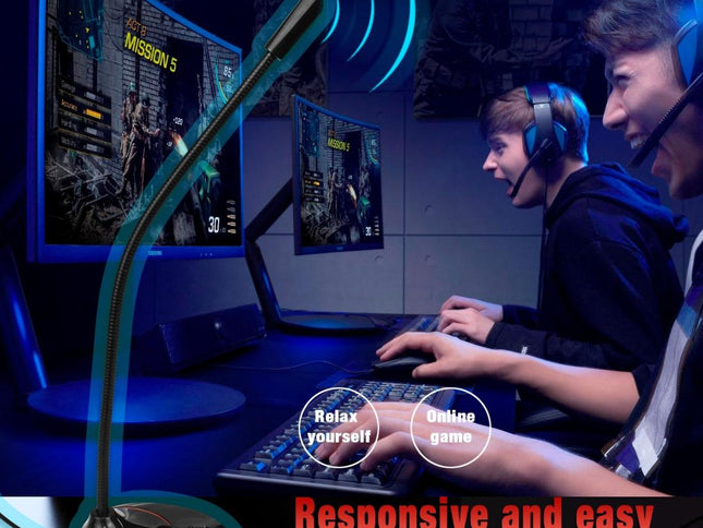 Flexible Usb Computer Microphone - 360 Degree Bendable - 2.2M-1915196997141401602