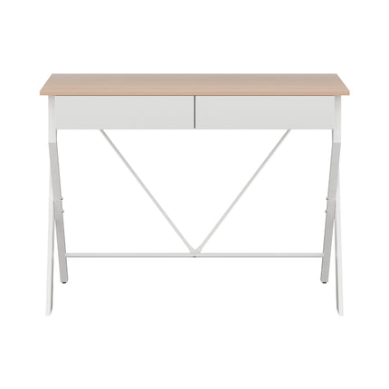 Artiss Computer Desk Drawer Oak 100CM