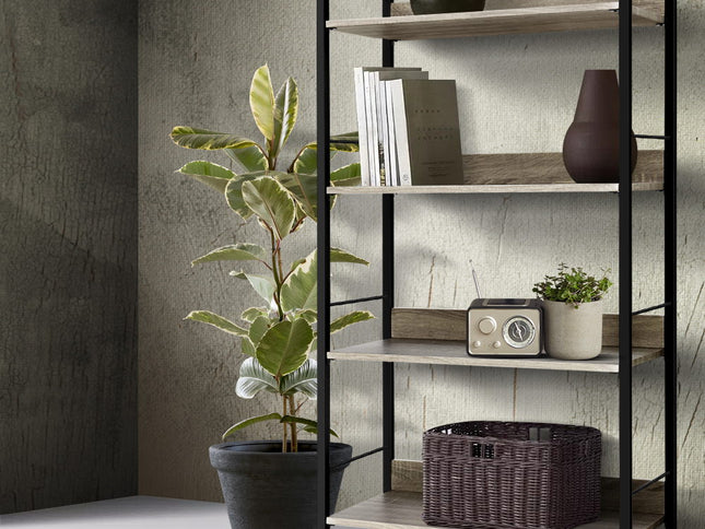 Artiss Bookshelf 4 Tiers - NOE Black and Oak