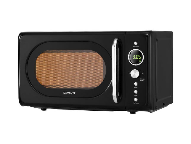 Devanti 20L Microwave Oven 700W Black
