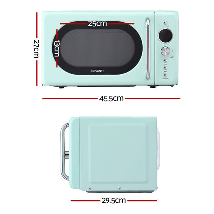 Devanti 20L Microwave Oven 700W Green