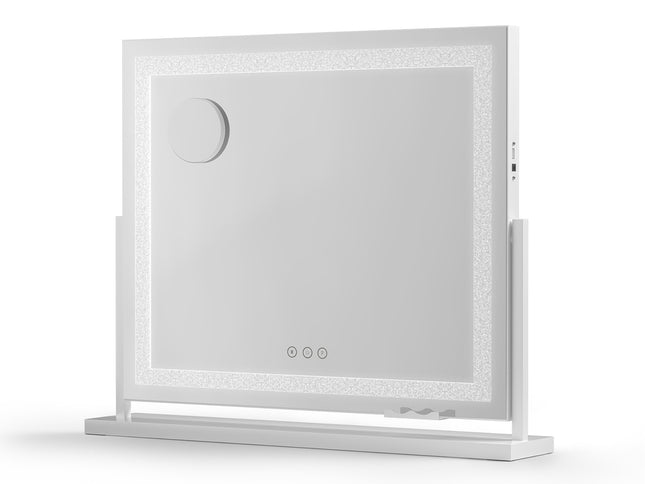 Embellir Makeup Mirror 60x50cm 360√îŒ©√ª Rotatable Vanity Mirror with Lights Crystal LED