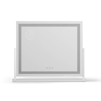 Embellir Makeup Mirror 60x50cm 360ÔΩû Rotatable Vanity Mirror with Lights Crystal LED