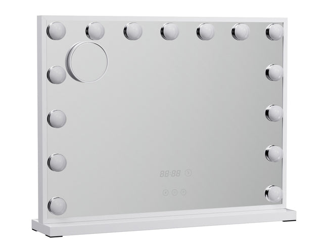 Embellir Makeup Mirror 58x45cm Hollywood Vanity with LED Light Tabletop White