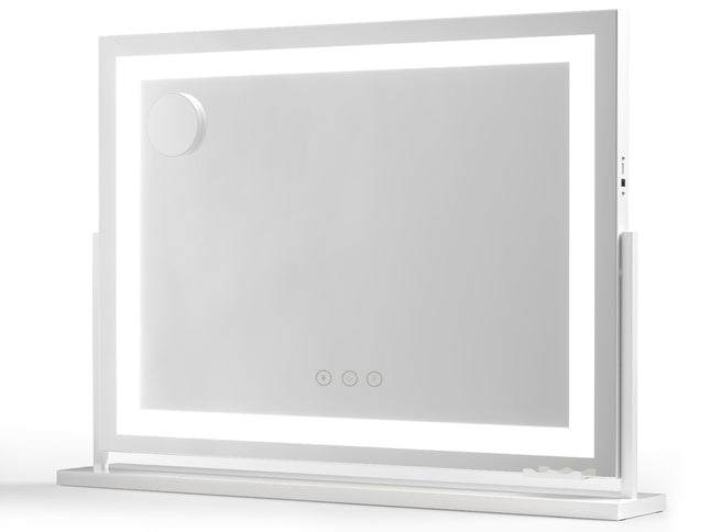 Embellir Makeup Mirror 80x58cm 360ÔΩû Rotatable Vanity Mirror with Lights Bright Light Strip Adjustable