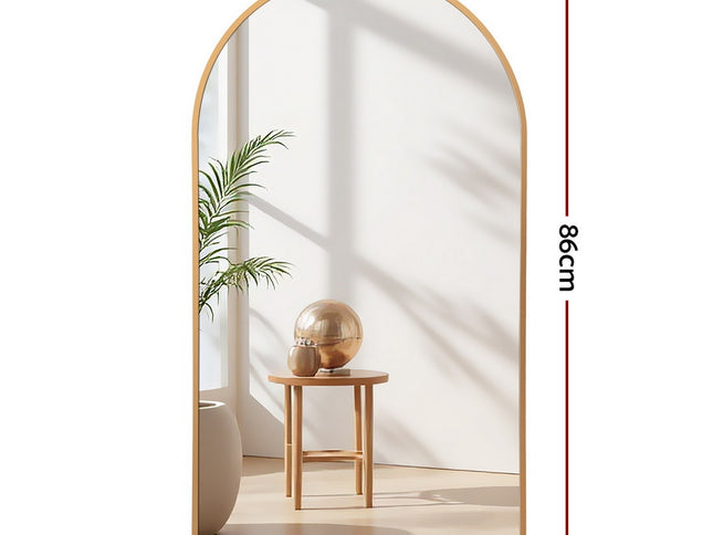 Embellir 86x50cm Arched Wall Mirror Vanity Makeup Home Decor