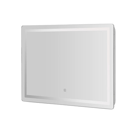 Embellir Wall Mirror 100X70CM with LED Light Bathroom Home Decor Round Rectangle