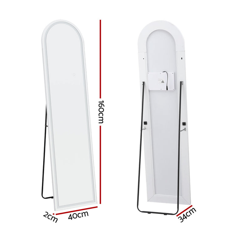 Embellir LED Full Length Mirror Floor Dressing Mirror 160cm