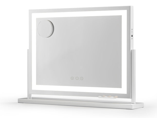Embellir Makeup Mirror 58x46cm 360√îŒ©√ª Rotatable Vanity Mirror with Lights Bright Light Strip Adjustable