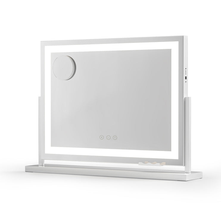 Embellir Makeup Mirror 58x46cm 360‚Äö√†√∂‚àö√Ü‚âà√≠¬¨¬©‚Äö√†√∂¬¨‚Ñ¢ Rotatable Vanity Mirror with Lights Bright Light Strip Adjustable