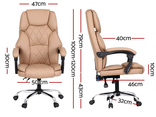 Artiss Massage Office Chair Computer Chairs High Back