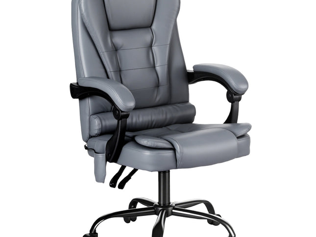 Artiss Executive Office Chair 4-Point Massage Adjustable Ergonomic Recline PU