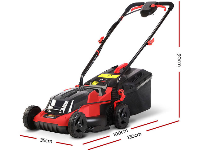 Giantz Lawn Mower Cordless 40V Battery Electric Lawnmower 34cm Width