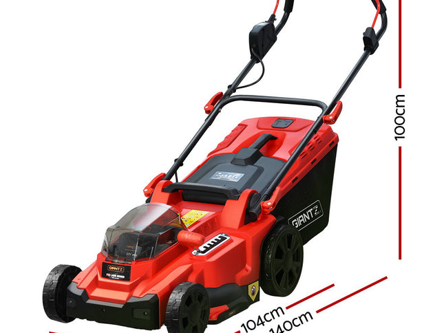 Giantz Lawn Mower 37cm Cutting Width Cordless 40V Electric Lawnmower