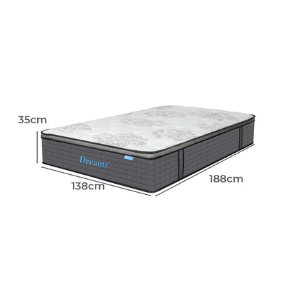 Dreamz Spring Mattress Bed Pocket Egg Double-1950770001552216066