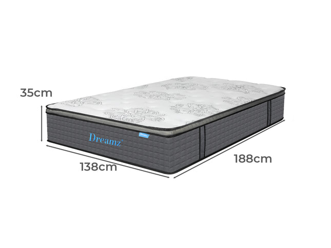 Dreamz Spring Mattress Bed Pocket Egg Double-1950770001552216066