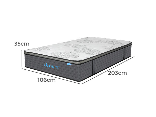 Dreamz Spring Mattress Bed Pocket Egg King Single-1950770001896148994