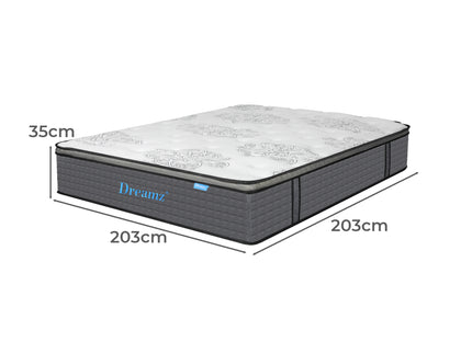Dreamz Spring Mattress Bed Pocket Egg Super King-1950770002445602818