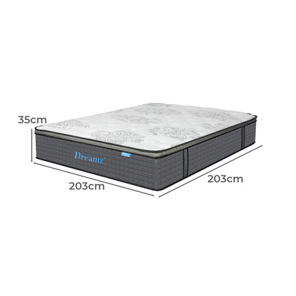 Dreamz Spring Mattress Bed Pocket Egg Super King-1963748910849724418