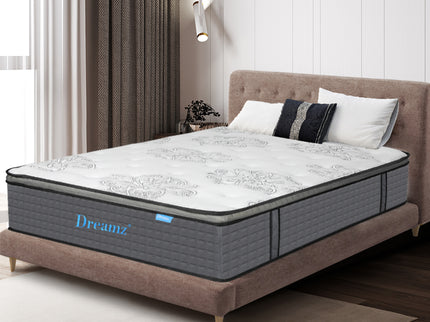 Dreamz Spring Mattress Bed Pocket Egg Super King-1950770002445602822