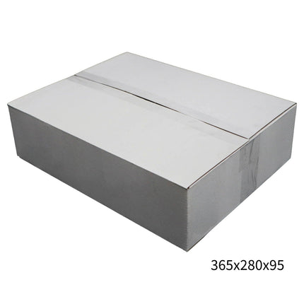 365x280x95mm White RSC Carton – Durable Cardboard Carton 50 Pack-2029334118705270784