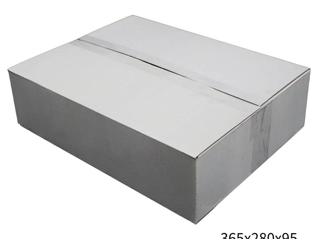 365x280x95mm White RSC Carton – Durable Cardboard Carton 50 Pack-2029334118705270784