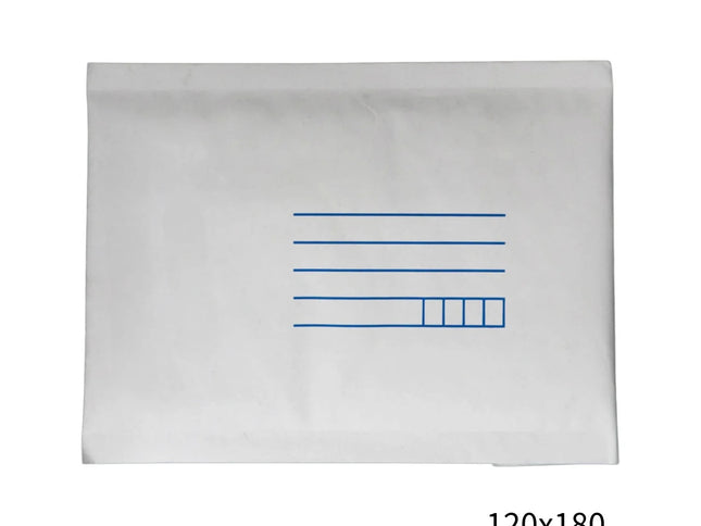 120x180mm White Padded Envelope with Printed Address Lines 200 Pack-2029334119648989184