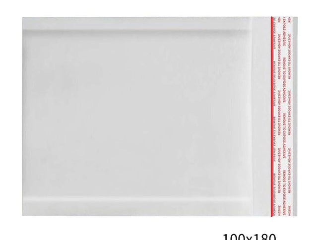 100x180mm White Self-Sealing Padded Envelope 200 Pack-2029334120286523392