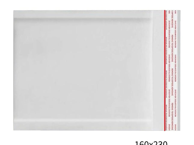 160x230mm White Self-Sealing Padded Envelope 500 Pack-2029334120605290496