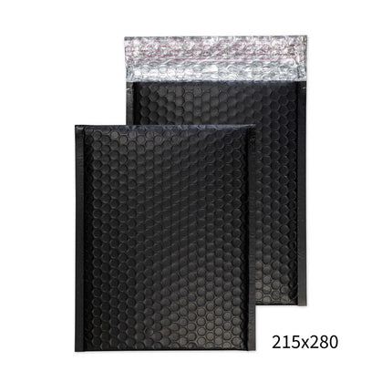 215x280mm Black Bubble Padded Envelope 100 Pack-2029334121922301952