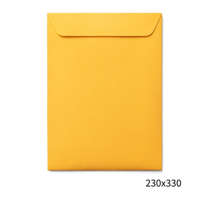 230x330mm Heavy Duty Yellow Kraft Mailing Paper Envelope 500 Pack-2029334123058958336