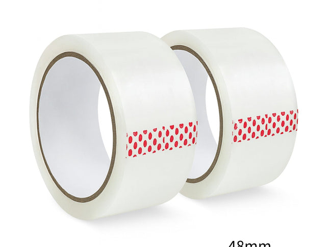 BOPP Clear Packaging Tape 48mm – Heavy Duty Adhesive Roll 36 Pack-2029334123214147584