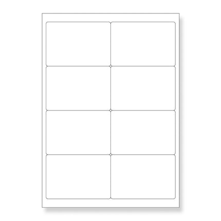 8 Up Self Adhesive Label Inkjet & Laser Printer Sheets –  99.1x67.7mm-2029334123524526080