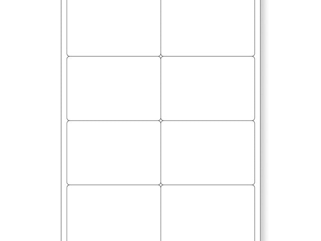 8 Up Self Adhesive Label Inkjet & Laser Printer Sheets –  99.1x67.7mm-2029334123524526080