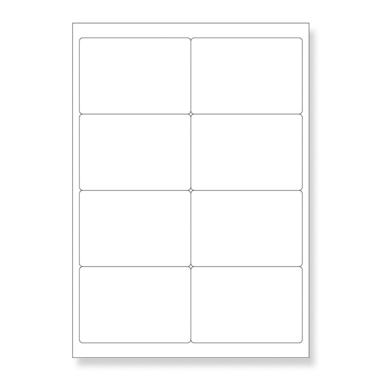 8 Up Self Adhesive Label Inkjet & Laser Printer Sheets –  99.1x67.7mm-2029334123524526080
